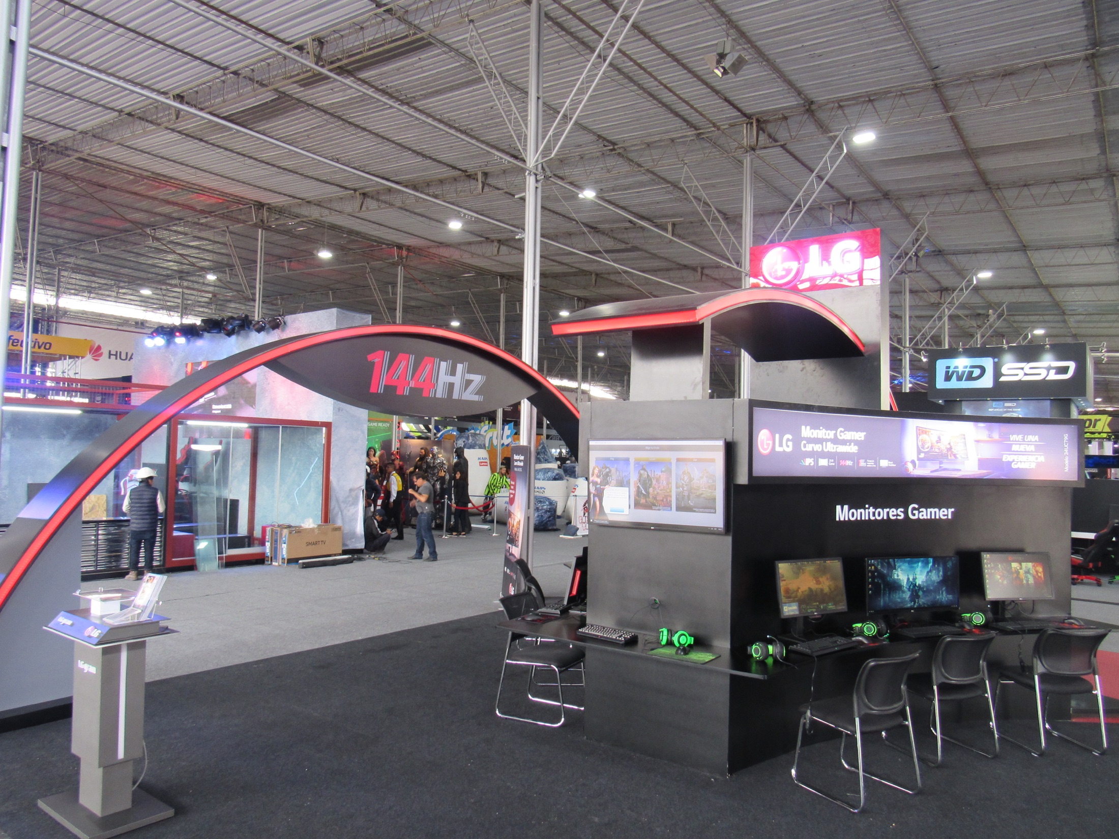 Stand LG Wave producido para TechFest