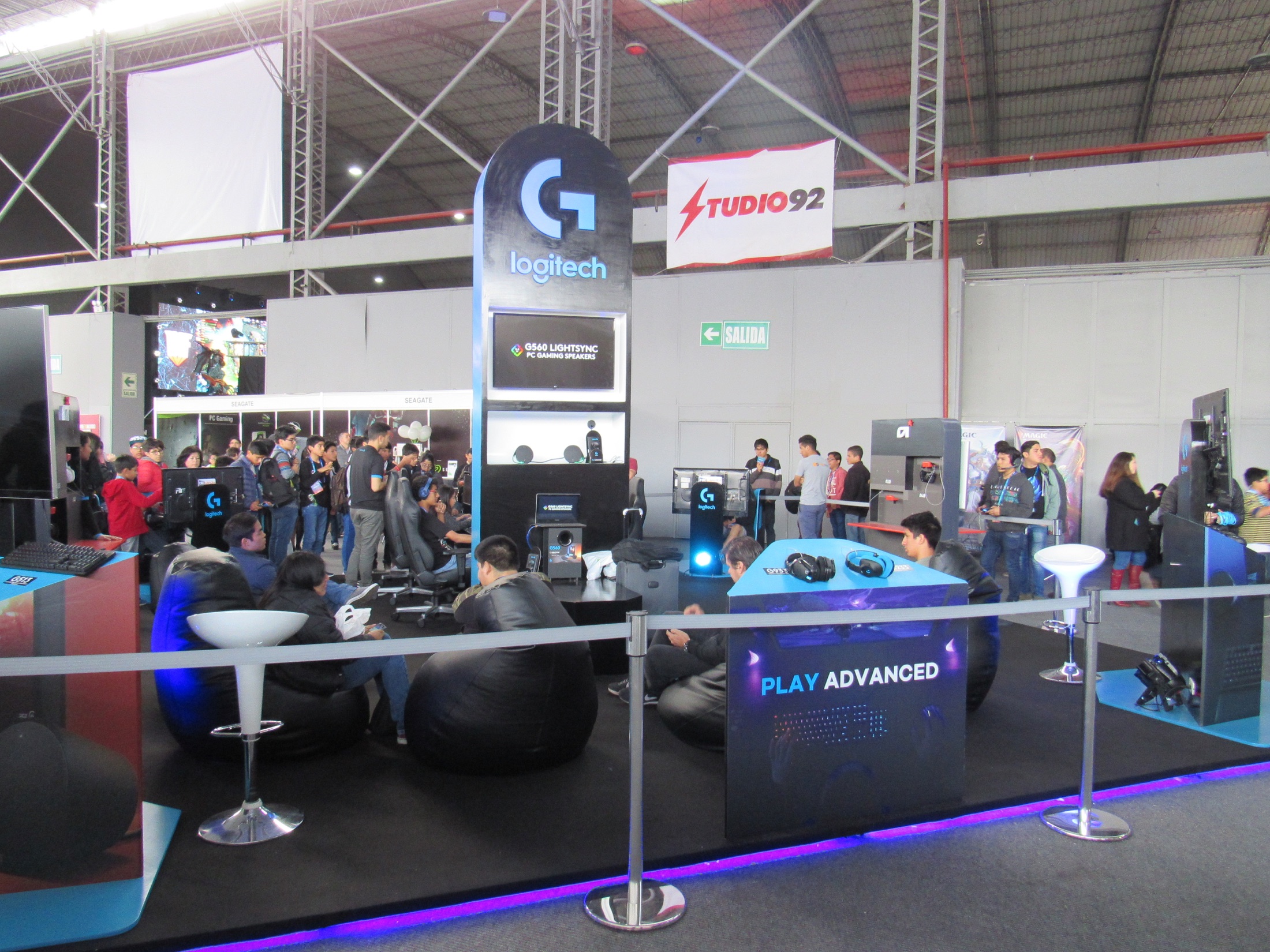 Stand Logitech producido para Más Gamers Festival